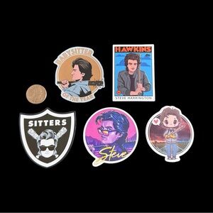10 for $25 Stranger Things Steve Harrington Set of Stickers